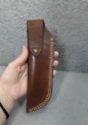 Custom Leather Knife Sheath Fixed Hunting Blade Knife Engraved Belt Loop Holster