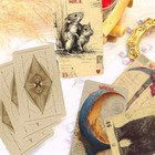 Scrapbook Chromatic Lenormand Deck 12  8cm  4 7  3 1in  36 Vintage Oracle Cards