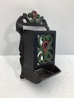Vintage Cast Iron Match Stick Holder  Match Safe  Wall Hanging Retro