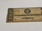 1864 2 Dollar Confederate Note Richmond T-70 Civil War Currency Judah Benjamin