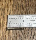 7 X  1    Screws Slot Flat Head Brass Nickel Plated American Old Stock Free Ship