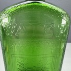 Vintage 1931 Patent Green Refrigerator Water Bottle Embossed 2qts