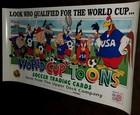 Warner Bros Looney Tunes Original 1994 World Cup Upper Deck Promo Poster Banner 