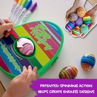 The Eggmazing Egg Decorator Kit - Egg Spinner   Non Toxic Markers 