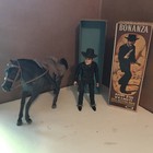 1966 Bonanza American Character Outlaw Villain In Original Box With Horse