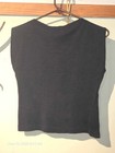 Vintage Very Rare Harley Davidson Black Sleeveless Top With Floral Logo