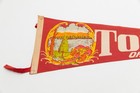 Vintage Toledo Ohio Souvenir Felt Pennant 27 