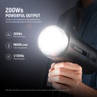 Neewer Q200 200ws Outdoor Flash Strobe Light Photography Cordless Monolight
