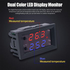  dc 12v Temperature Controller Programmable -50 To 110      -58 To 230   f  Red blu