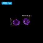 6000pcs Acrylic Wedding Diamonds 4mm Table Crystals Confetti Dark Purple