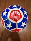 Vintage Getty Red  White   Blue Soccer Ball 1994 World Cup   Getty Flying Disc
