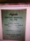 Huge Majestic 1931 Radio Service Manual Cd Set Of 8  Manuals Grigsby-grunow 