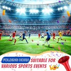 Large Collapsible Vuvuzela Stadium Horn For Sports festivals Red 1-pack Loud
