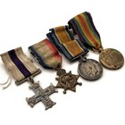 Miniature Ww1 Military Cross  1914 15 Star  British War   Victory Mess Medals
