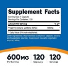     nutricost N-acetyl L-cysteine  nac  600mg  120 Vegan Capsules - Non-gmo