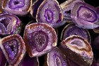Agate Geode Purple 3  8-12 Oz Polished Crown Chakra Healing Crystals Gemstone