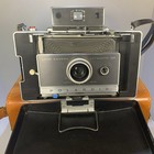 Vintage Polaroid Automatic 100 Land Camera   Leather Case Accessories Guy Gift