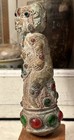 Antique 19th Century Gilt Jeweled Kris Keris Hilt Batara Bayu Hindu Indonesian