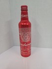 Budweiser Aluminum Bottles Classic Red And White 12 Pack Empty Collectable Craft