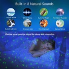 Star Projector  Led Night Light White Noise Sound Machine  8 Soother Sounds     
