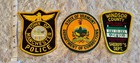 3 Piece Set Vermont Law Enforcement Police And Sheriff s Patch Collection