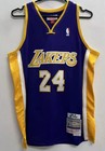 Kobe Bryant La Lakers  24  Kids Stitched Purple Jersey Youth Medium 10 12