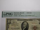  10 1929 Honolulu Hawaii Hi National Currency Bank Note Bill Ch   5550 Vf25 Pmg