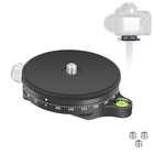Camera Panoramic Panning Base Aluminum Alloy Panorama Ball Tripod Head 22 Lbs