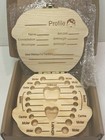New Baby Teeth Box Wooden Tooth Fairy Souvenir Boxes Baby Girl Tooth Keepsake