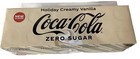 New Limited Edition Coca Cola Holiday Creamy Vanilla Soda Zero Sugar 12 Pack Can