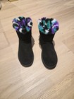 Ugg Mini Bailey Bow Suede Ankle Bootie Fur bow Trim Lined Us 9 Eu 40