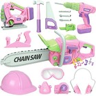 Kids Tool Set For Girls - Toddler Tool Set With Toy Chainsaw  Electric Toy   