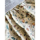 Vintage Floral Bed Skirt Ruffle Full Double 80x58 W 14  Drop Cottagecore Unused