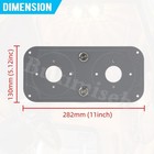 For Peterbilt 359 379 389 Dome Light Interior Light Dual Watermelon Light Plate 