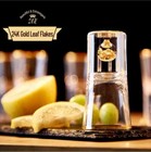 Shot Glasses  1 5oz   Crystal Shot Glass Set Of 2 Decorated With 24k Gold Leafs