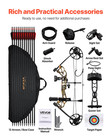High-performance Compound Bow Archery Set - Right Hand  70 Lbs  320 Fps  Ideal F