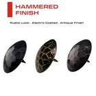 1 5    Decorative Clavo Nails Round Hammered Iron Antique Rustic Finish