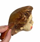 Antique Hand Carved Wood Angel Putti Cherub Santos Wall Hanging Spain
