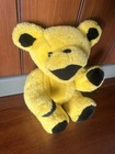 12    Yellow Jointed Grateful Dead Plush Bear Vintage 1990s Liquid Blue