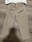 Zara Boys Size 4 2-piece Cars Tee   Beige Drawstring Pants W  Pockets