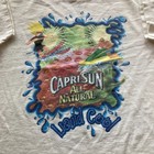 Vintage 90s Y2k Capri Sun  liquid Cool  Shirt Vtg Juice Drink Promo Youth Large