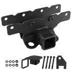 Wrangler Trailer Tow Hitch Kit - 2 Inch Rear Bumper Receiver Compatible With
