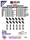 Melling Mrk-1332 Lifter And Rocker Arm 2 Kits For Mopar 3 2l   3 6l  full Motor 