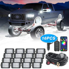 Mictuning C3 Rgbw Led Rock Lights-16 Pods Wireless Control Neon Underglow Lights