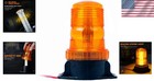 30 Led Waterproof Amber Beacon Strobe Light For Emergency Safety 10-110v