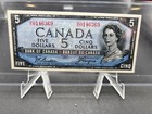 1954 Bank Of Canada  5 Bank Note Devils Face Bcs Graded Vf-35 Sn  Hc0146369