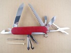 Victorinox Fieldmaster Swiss Army Pocket Knife - Red - Scissors Saw - Very Good