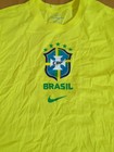 Nike Cbf Brazil Men s T-shirt Yellow Size Small S New Nwt