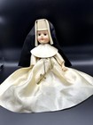 Vintage Hand Painted Sleepy Eyes Nun Doll Hand Made Crucifix 13 