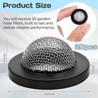 Garden Hose Screen Filter 20pcs Rubber Hose Gasket With Stainless Steel Filter M